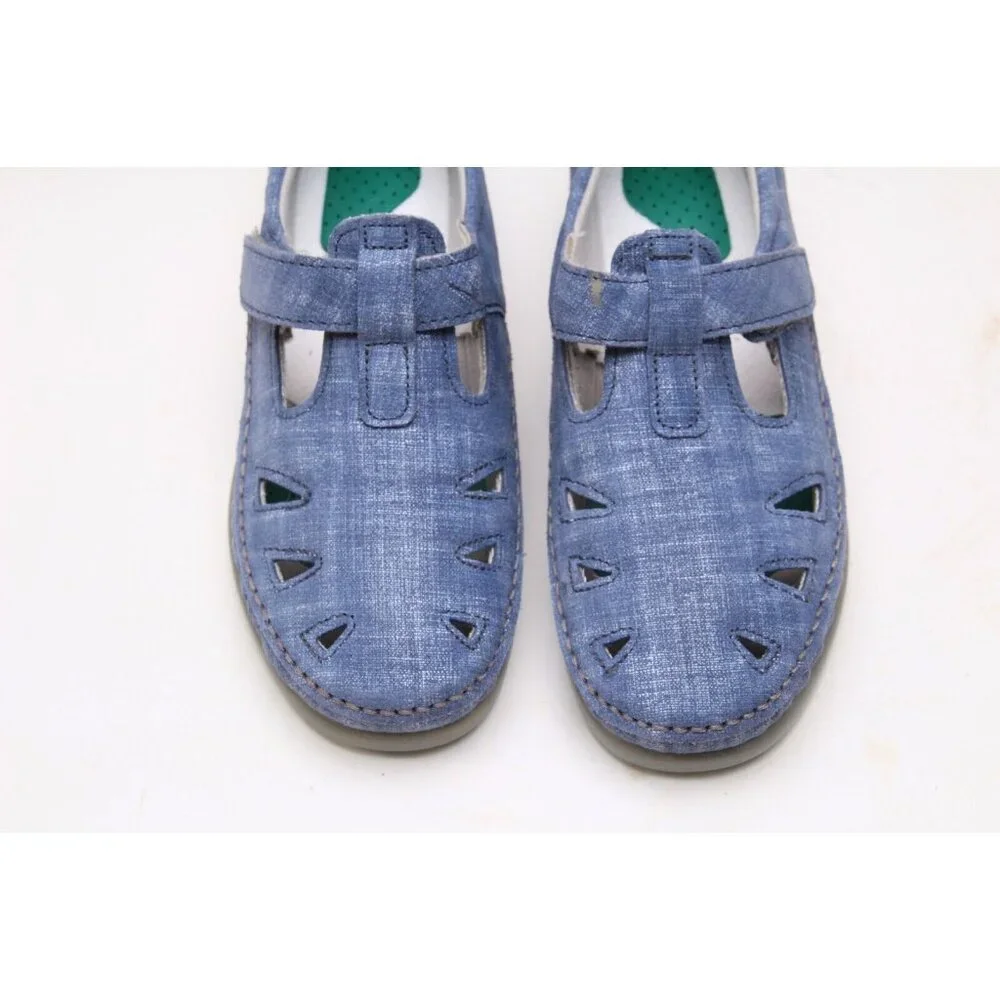 NWOB SAS Roamer Bluejay Slip On Loafers Shoes Women's Sz 6.5 No Insoles